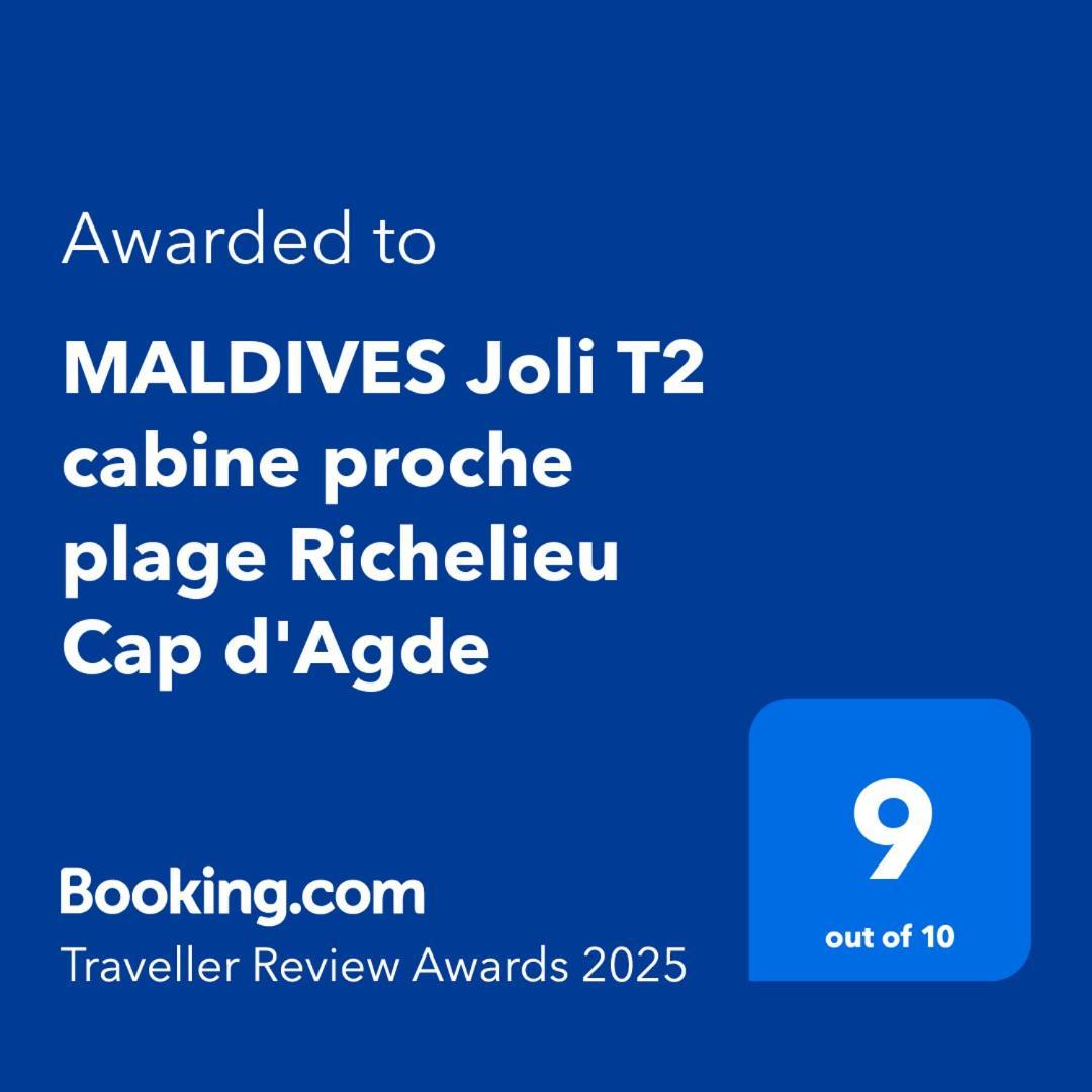 Maldives Joli T2 Cabine Proche Plage Richelieu Cap D'아그 외부 사진